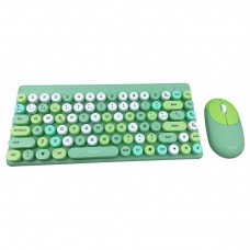 TECLADO Y MOUSE WIRELESS NOGA S5700 VERDE