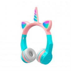 AURICULARES BLUETOOTH NOGA ARIS NG-C474BT UNICORNIO ROSA