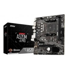 MOTHER MSI A520M-A PRO AM4 RYZEN 5TA GEN