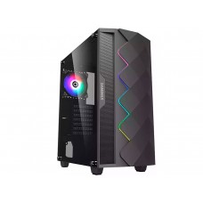 GABINETE GAMEMAX DIAMOND COC BK 1*FAN ARGB