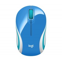 MOUSE INALAMBRICO LOGITECH M187 BLUE BLISTER