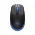 MOUSE INALAMBRICO LOGITECH M190 BLACK / BLUE