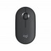 MOUSE LOGITECH WL + BLUETOOTH M350S PEBBLE 2 BLACK 910-007049