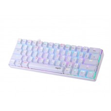 TECLADO MECANICO GAMER RGB 61 TECLAS C/ SOFT NISUTA NS-KBGZ61W