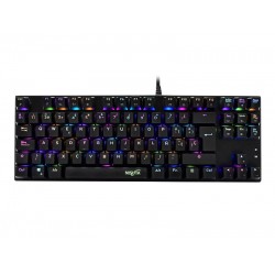 TECLADO MECANICO GAMER RGB 88 TECLAS C/ SOFT NISUTA NS-KBGZ88