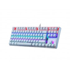 TECLADO MECANICO GAMER RGB 88 TECLAS C/ SOFT NISUTA NS-KBGZ88W