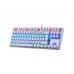 TECLADO MECANICO GAMER RGB 88 TECLAS C/ SOFT NISUTA NS-KBGZ88W