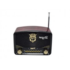 RADIO AM/FM VINTAGE MP3-BT-AUX NISUTA NS-RV16