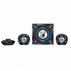 PARLANTES GENIUS SW-G2.1 1000 BLACK GAMING