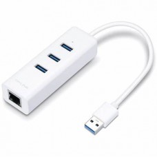 ADAPTADOR USB 3.0 A RED GIGABIT + HUB USB X3  TP-LINK UE330