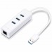 ADAPTADOR USB 3.0 A RED GIGABIT + HUB USB X3  TP-LINK UE330